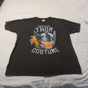 Black This Is MyThor Costume Graphic T-Shirt Size L